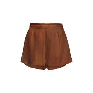 NEW ANEMOS women's the high waisted short in espresso